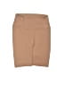 Lilias Active Solid Tan Brown Athletic Shorts Size M - photo 1