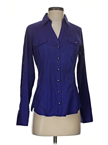 Express Design Studio Long Sleeve Blouse (view 1)