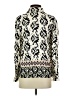 Zara Animal Print Ivory Long Sleeve Blouse Size XS - photo 2