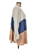 Mud Pie Color Block Blue Poncho One size - photo 4