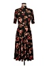 Donna Morgan Floral Black Casual Dress Size 6 - photo 1