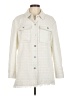 7 For All Mankind 100% Polyester Ivory Coat Size M - photo 1