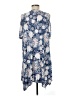 SJS Paisley Blue Casual Dress Size M - photo 2