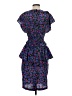 All That Jazz 100% Polyester Floral Purple Blue Cocktail Dress Size 5 - photo 2