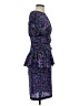 All That Jazz 100% Polyester Floral Purple Blue Cocktail Dress Size 5 - photo 4