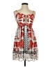 Assorted Brands Paisley Red Casual Dress Size XS - photo 1