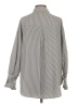 Unbranded Stripes Gray Long Sleeve Button-Down Shirt Size S - photo 2