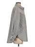 Unbranded Stripes Gray Long Sleeve Button-Down Shirt Size S - photo 4