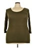 Ambiance Green 3/4 Sleeve Top Size L - photo 1