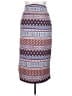 I.N. Studio Print Blue Casual Skirt Size 1X - photo 1