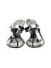 Salvatore Ferragamo Silver Black Sandals Size 6 1/2 - photo 2
