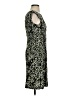 Connected Apparel Animal Print Green Cocktail Dress Size 4 (petite) - photo 2