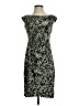 Connected Apparel Animal Print Green Cocktail Dress Size 4 (petite) - photo 4