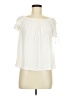 Pink Republic Ivory Short Sleeve Blouse Size M - photo 1
