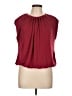 Michael Stars Burgundy Sleeveless Blouse Size Lg (2) - photo 1