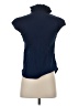 Elizabeth McKay Blue Sleeveless Button-Down Shirt Size 0 - photo 2