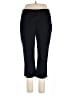 Apostrophe Solid Black Casual Pants Size 16 (petite) - photo 1