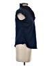 Elizabeth McKay Blue Sleeveless Button-Down Shirt Size 0 - photo 4