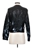 Dolce Cabo 100% Rayon Metallic Black Long Sleeve Blouse Size XS - photo 2