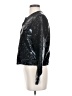 Dolce Cabo 100% Rayon Metallic Black Long Sleeve Blouse Size XS - photo 5