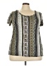Eye Candy Green Short Sleeve Blouse Size 3X - photo 1
