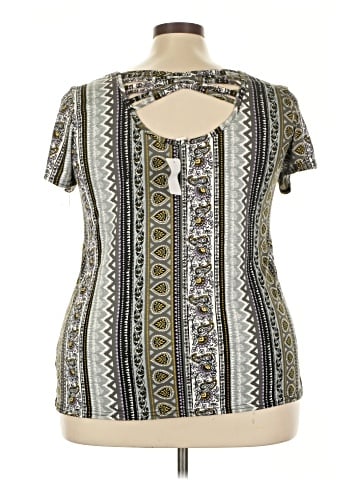 Eye Candy Short Sleeve Blouse (view 2)
