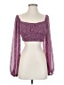 Lane 201 100% Polyester Pink Long Sleeve Blouse Size S - photo 1