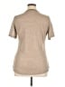 Essentials 100% Polyester Tan Short Sleeve Top Size XL - photo 2