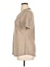 Essentials 100% Polyester Tan Short Sleeve Top Size XL - photo 5