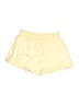 Vanilla Star Solid Yellow Shorts Size L - photo 2
