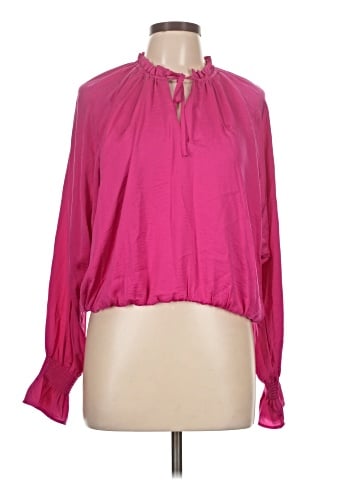 DKNY Jeans Long Sleeve Blouse (view 1)