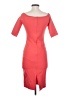 Just Me Solid Red Cocktail Dress Size S - photo 2