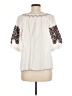 Unbranded Ivory Short Sleeve Blouse Size M (estimated) - photo 2