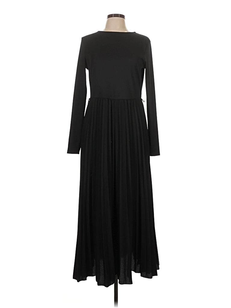 Pre-owned Mng Casual Dress In Black