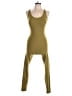 Assorted Brands Solid Green Jumpsuit Size L - photo 1