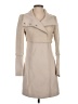 Tahari Ivory Trenchcoat Size 2 - photo 1