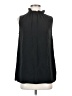 Lafayette 148 New York 100% Silk Black Sleeveless Silk Top Size S - photo 1