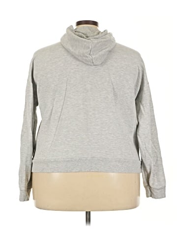 White Mark Zip Up Hoodie (view 2)