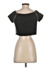 Brandy Melville Black Short Sleeve Top Size P (petite) - photo 2