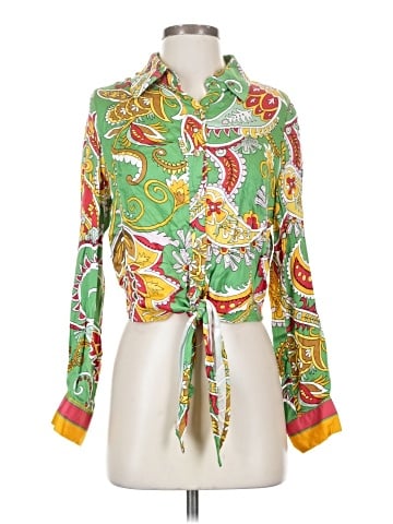 Haute Hippie Long Sleeve Blouse (view 1)