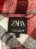 Zara Plaid Burgundy Pullover Sweater Size S - photo 7