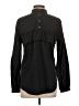 Waverly Grey Black Long Sleeve Blouse Size S - photo 2
