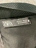 Zara 100% Polyester Solid Black Casual Skirt Size L - photo 3
