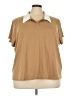 Attitudes by Renee Brown Short Sleeve Polo Size 4X - photo 1