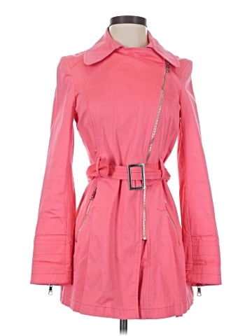Black Rivet Trenchcoat (view 1)