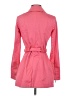 Black Rivet 100% Polyester Pink Trenchcoat Size XS - photo 2