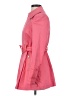 Black Rivet 100% Polyester Pink Trenchcoat Size XS - photo 5