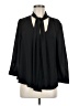 HD in Paris 100% Polyester Black 3/4 Sleeve Blouse Size 6 - photo 1