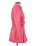 Black Rivet 100% Polyester Pink Trenchcoat Size XS - photo 4
