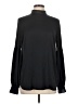 H&M 100% Polyester Black Long Sleeve Blouse Size 12 - photo 1